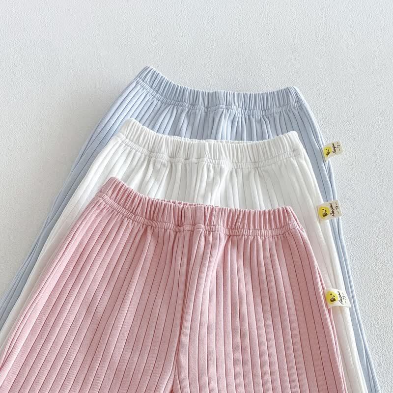 ベビー用無地長袖ペプラムトップス＆パンツ2点セット - image 10