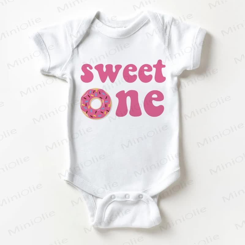 SWEET ONEベビー ホワイト ボディスーツ - 白 - 18～24ヶ月 - image 1