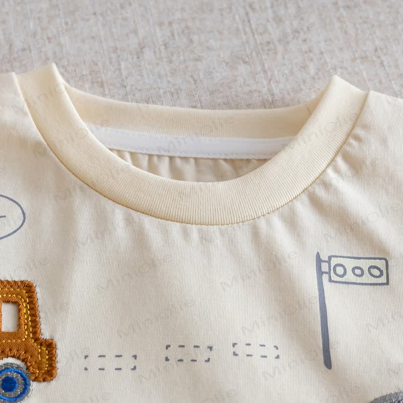 BEEEEP！幼児用漫画車プリントTシャツ - image 7