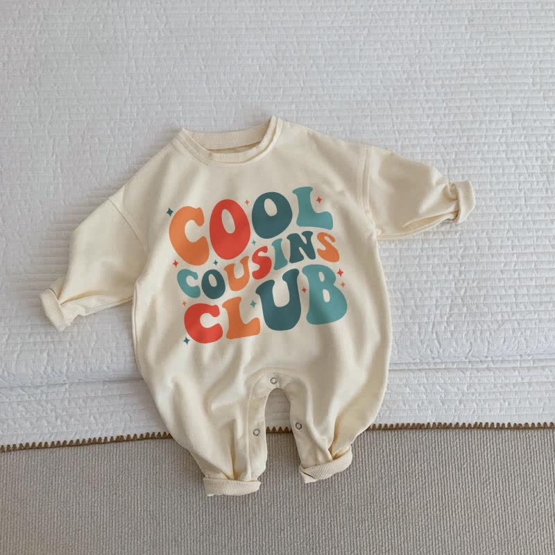 COOL COUSIN CLUBベビーベージュロンパース - ベージュ - 2～3歳 - image 1