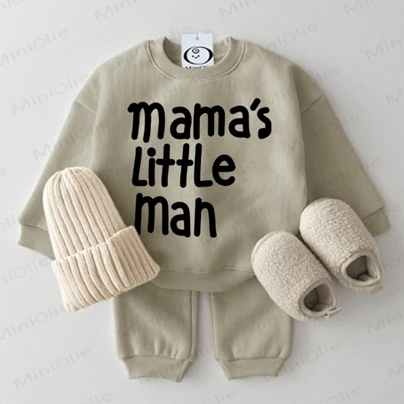 MAMA'S LITTLE MANベビー グレーグリーン 2点セット - グレーグリーン - 2～3歳 - image 1