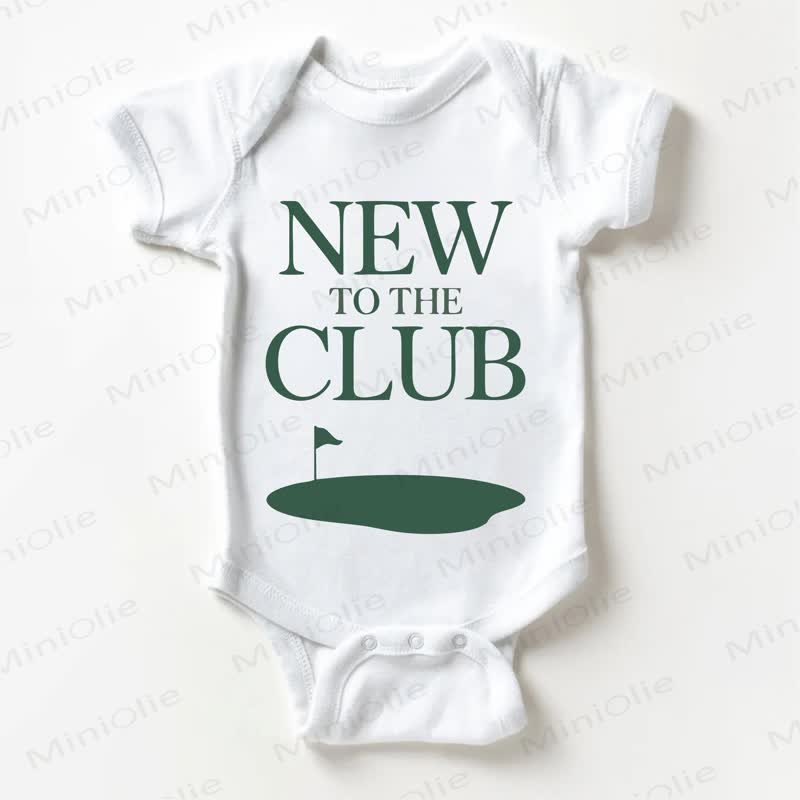 NEW TO THE CLUB！ベビー用ホワイトボディスーツ - 白 - 18～24ヶ月 - image 1