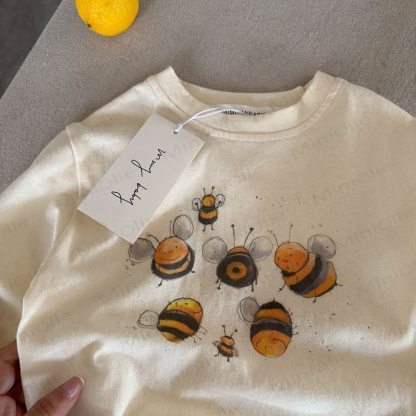 幼児・キッズ用漫画柄コットンTシャツ - image 6