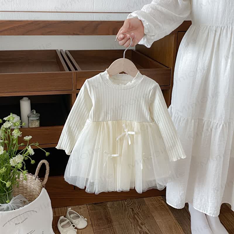 ベビー・幼児用女の子長袖リブニットDress - image 12