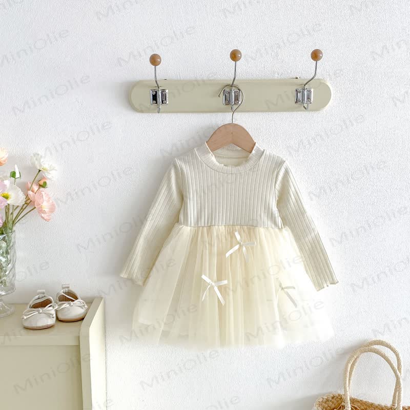 ベビー・幼児用女の子長袖リブニットDress - image 13