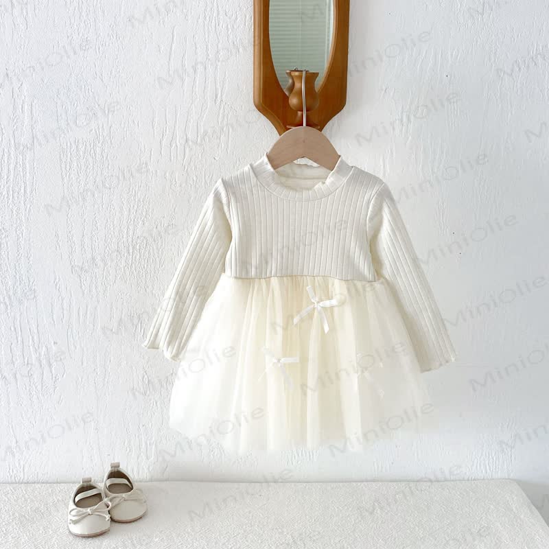 ベビー・幼児用女の子長袖リブニットDress - image 14