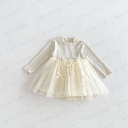 ベビー・幼児用女の子長袖リブニットDress - image 10