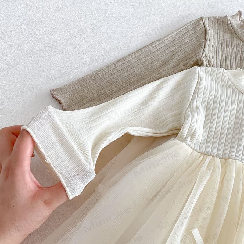 ベビー・幼児用女の子長袖リブニットDress - image 15