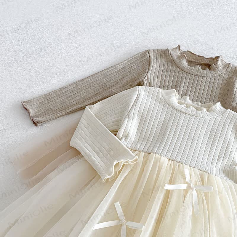 ベビー・幼児用女の子長袖リブニットDress - image 16
