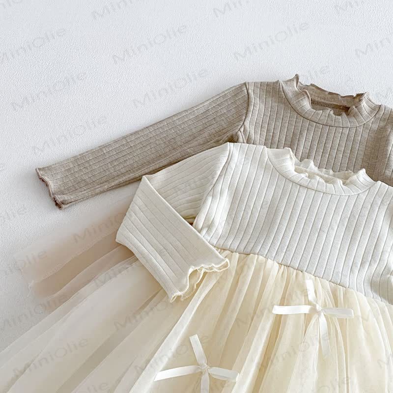 ベビー・幼児用女の子長袖リブニットDress - image 16