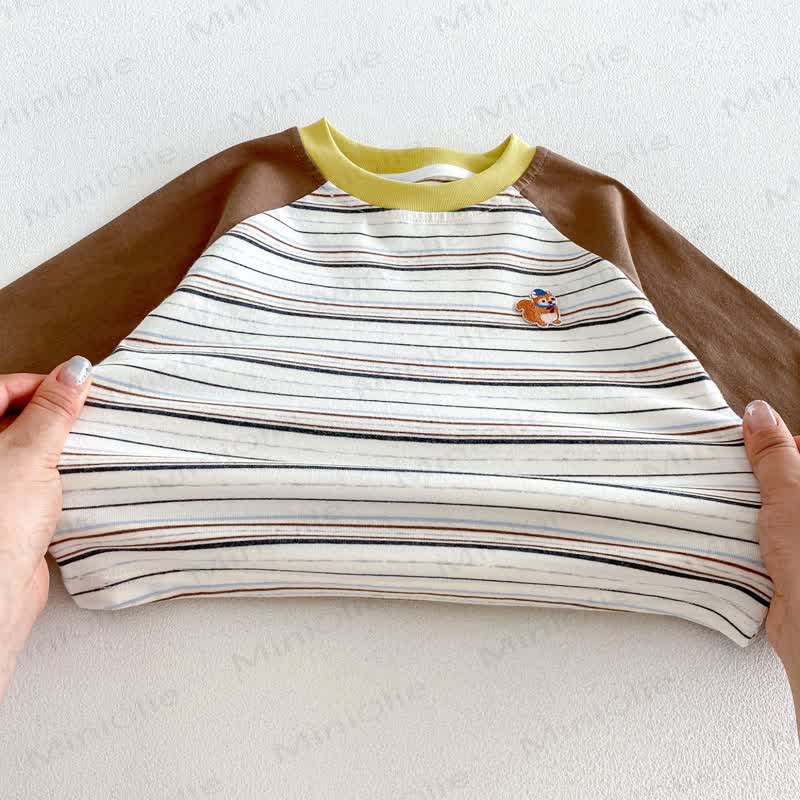 ベビー・幼児用ソフトコットンラグラン長袖Tシャツ - image 9