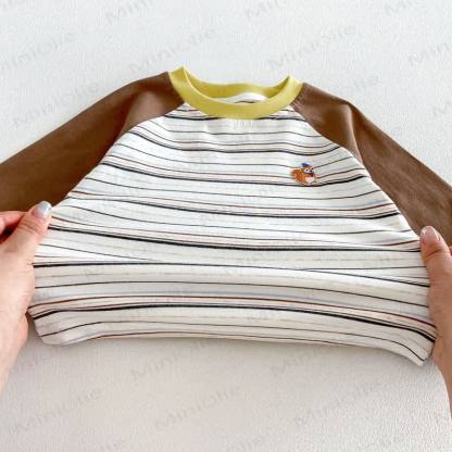 ベビー・幼児用ソフトコットンラグラン長袖Tシャツ - image 9
