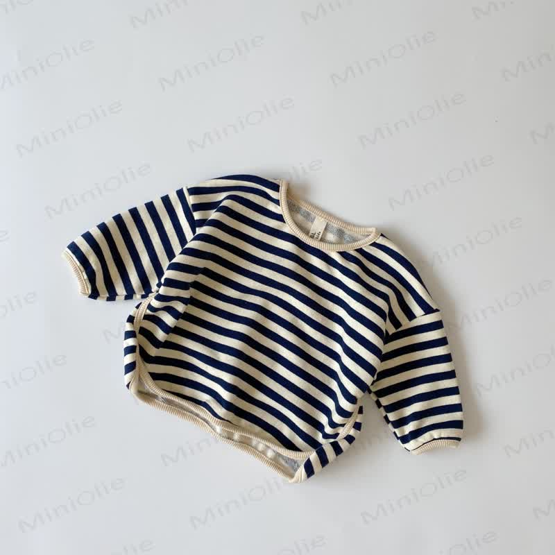 ベビー・幼児用ストライプTシャツ - 海軍 - 6～7歳 - image 3