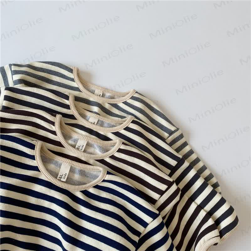 ベビー・幼児用ストライプTシャツ - image 1