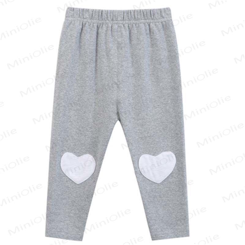幼児用ハートパッチレギンス - グレー - 6～7歳 - image 5