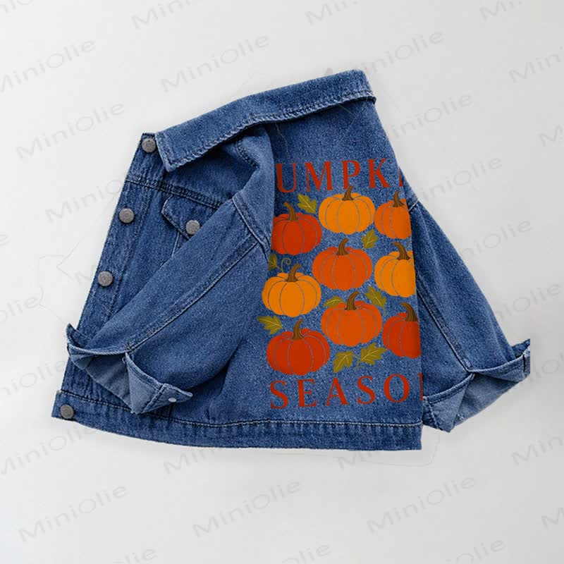PUMPKIN SEASON幼児用デニムジャケット - 青 - 10-11歳 - image 1