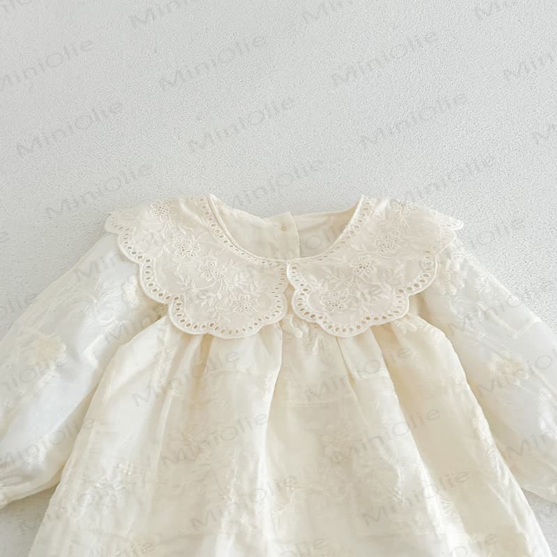 ベビーガール用レース襟長袖Dress - image 6