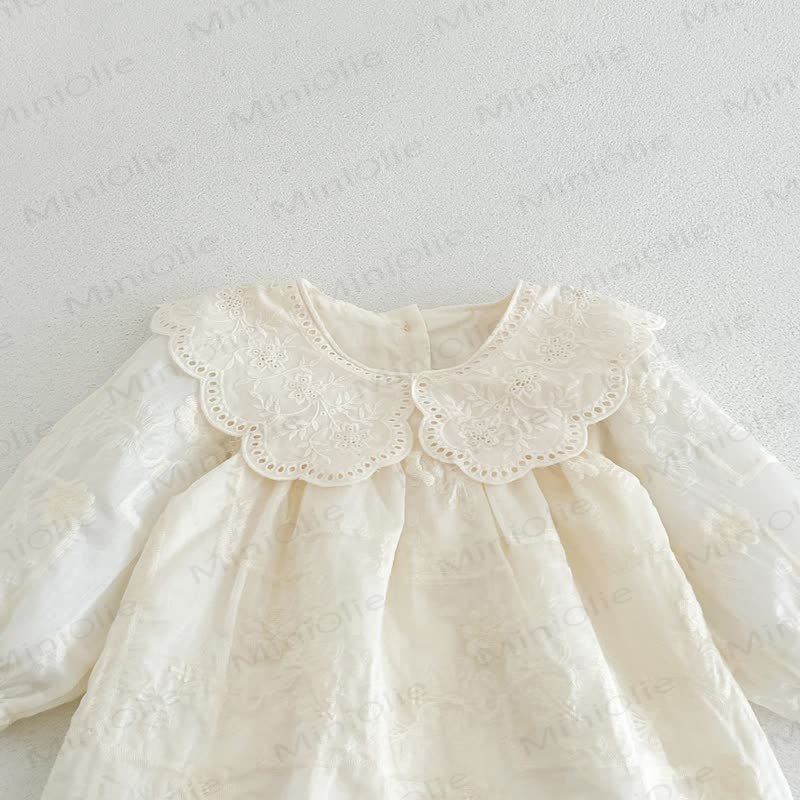 ベビーガール用レース襟長袖Dress - image 6