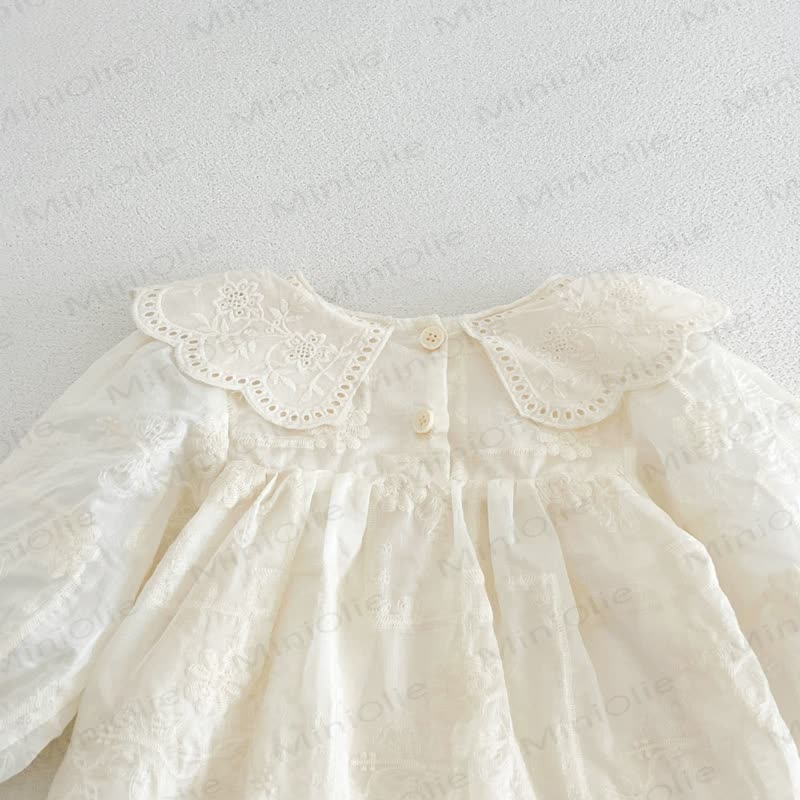 ベビーガール用レース襟長袖Dress - image 7
