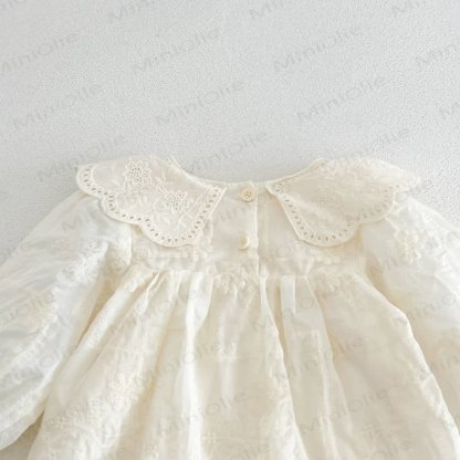 ベビーガール用レース襟長袖Dress - image 7