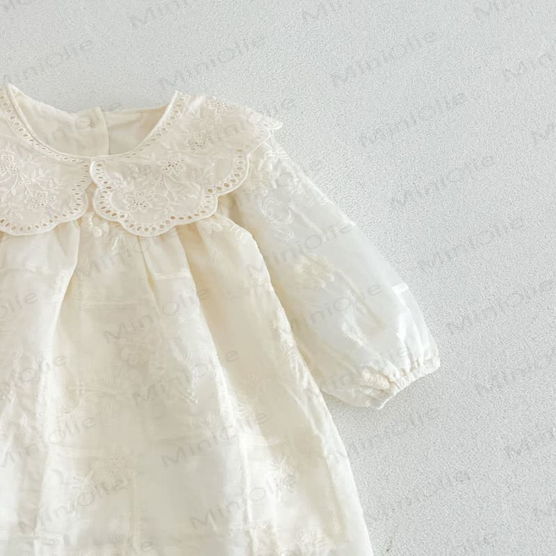 ベビーガール用レース襟長袖Dress - image 8