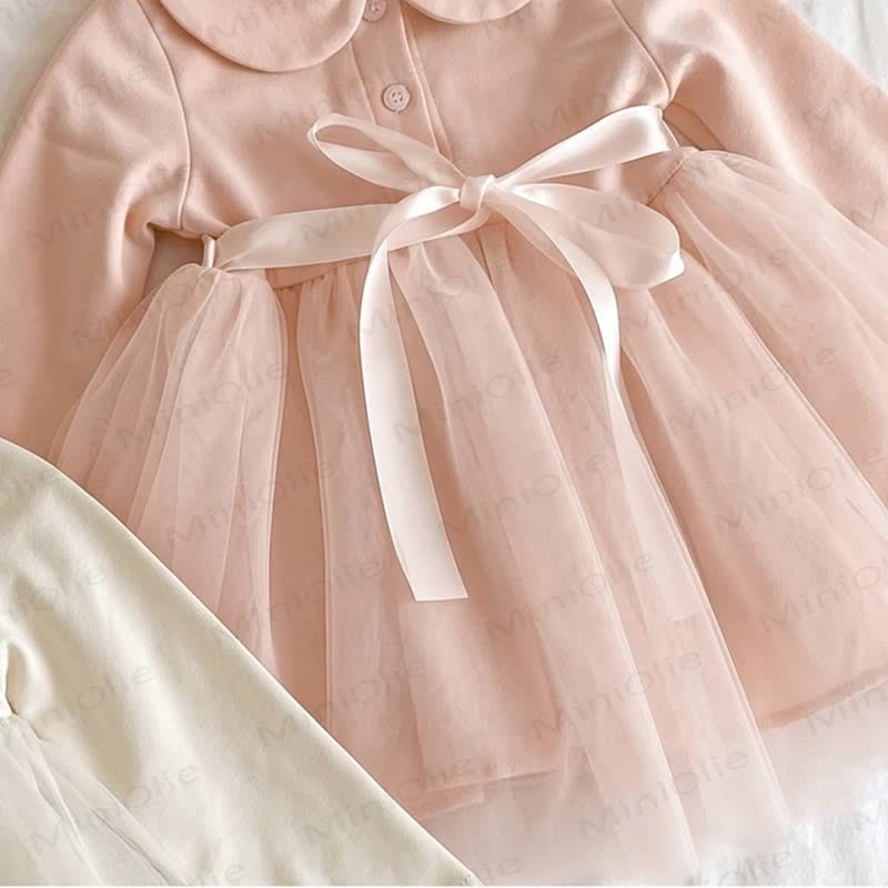 ベビー用ピーターパンカラー長袖Dress - image 9