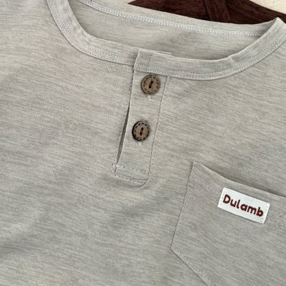 DULAMBベビー用無地長袖シャツ - image 6