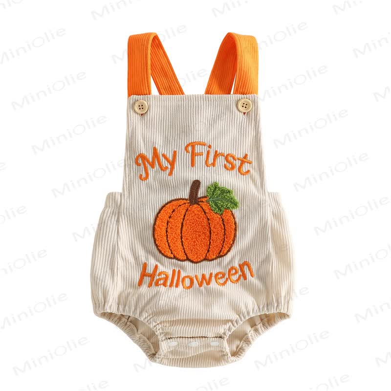 MY FIRST HALLOWEEN　ベビーパンプキンコーデュロイボディスーツ - image 3