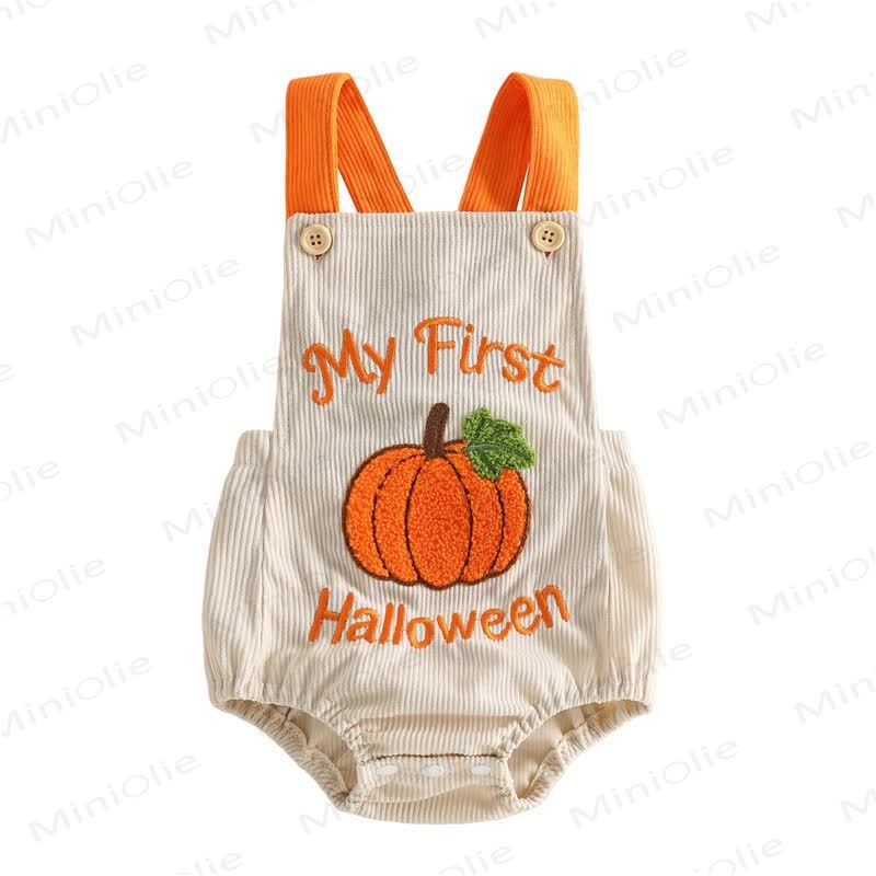 MY FIRST HALLOWEEN　ベビーパンプキンコーデュロイボディスーツ - image 3