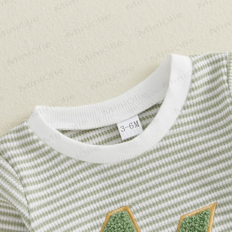 1/2ベビーストライプナンバーボディスーツ - image 7
