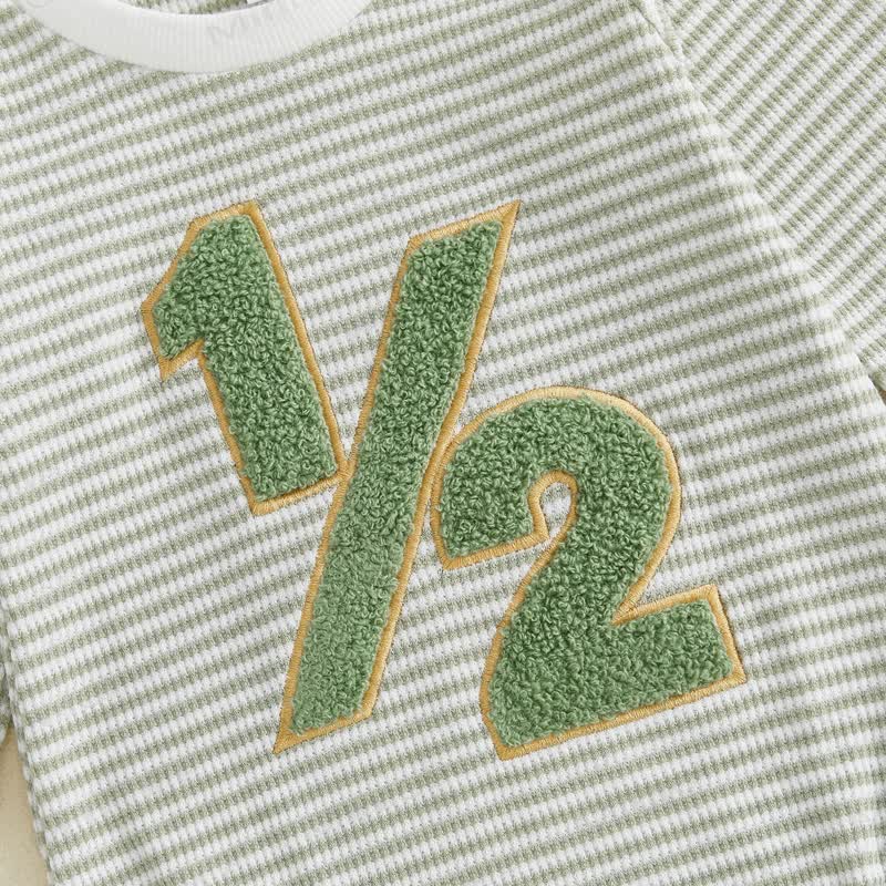 1/2ベビーストライプナンバーボディスーツ - image 8