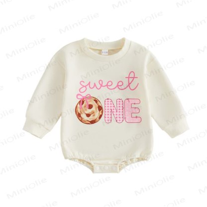 SWEET ONEベビーバースデー ドーナツ ボディスーツ - image 4