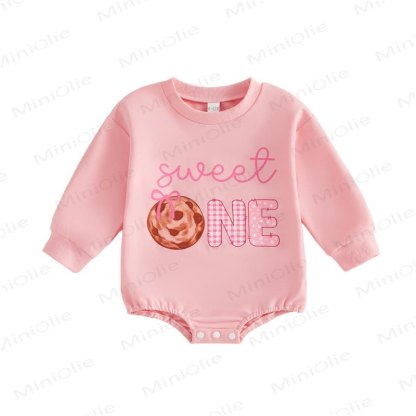 SWEET ONEベビーバースデー ドーナツ ボディスーツ - image 8