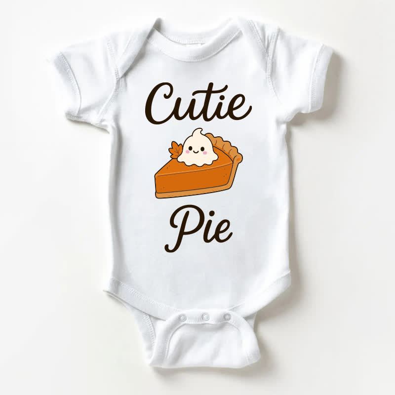CUTIE PIEベビー ホワイト スローガン ボディスーツ - 白 - 18～24ヶ月 - image 1