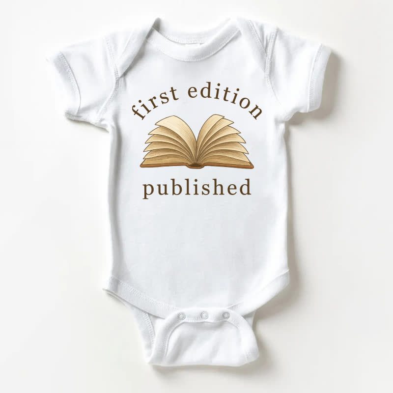 FIRST EDITION PUBLISHEDベビーホワイトブックボディスーツ - 白 - 18～24ヶ月 - image 1