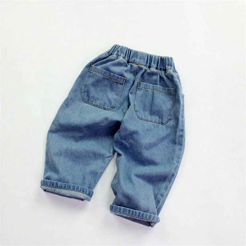 幼児用プレイフルカラーブロックデニムパンツ - image 2