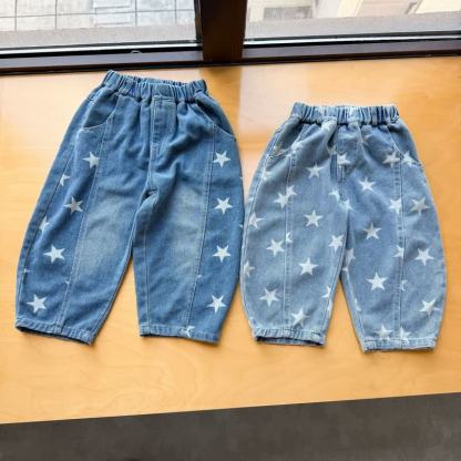 幼児用星柄デニムパンツ - image 4