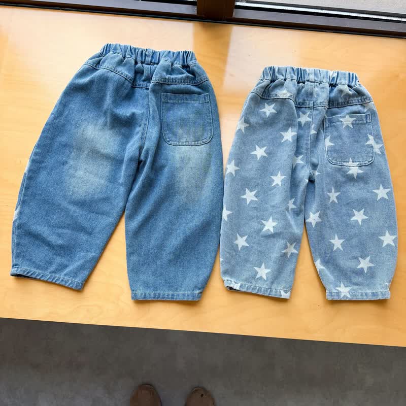 幼児用星柄デニムパンツ - image 5