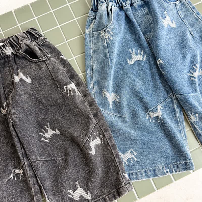 幼児用馬柄デニムパンツ - image 8