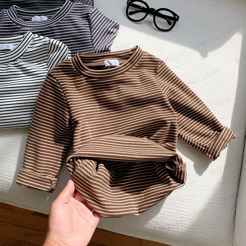 幼児用ストライプ柄コットンシャツ - image 10