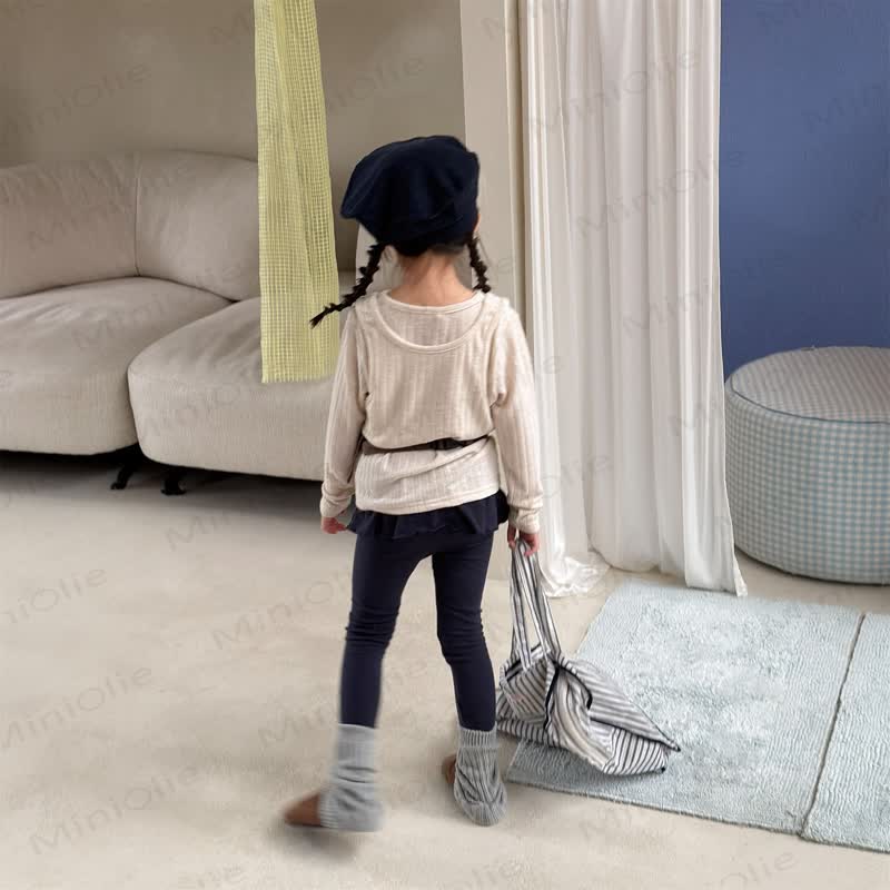 幼児用女の子向けソフトコットンパンツ - image 14