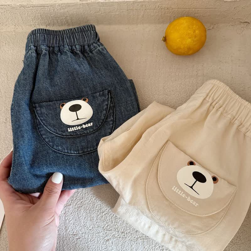 LITTLE- BEAR幼児用 リラックスフィット デニム ハーレムパンツ - image 5