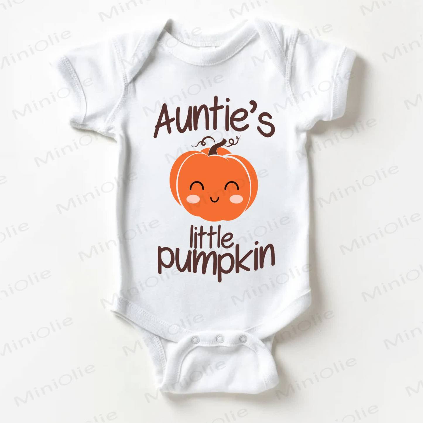 AUNTIE'S LITTLE PUMPKIN用ホワイトボディスーツ - 白 - 18～24ヶ月 - image 1