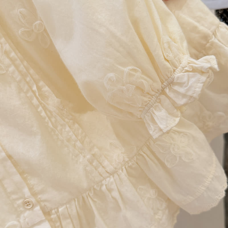 幼児・キッズ 女の子用 花柄ベージュDress - image 3