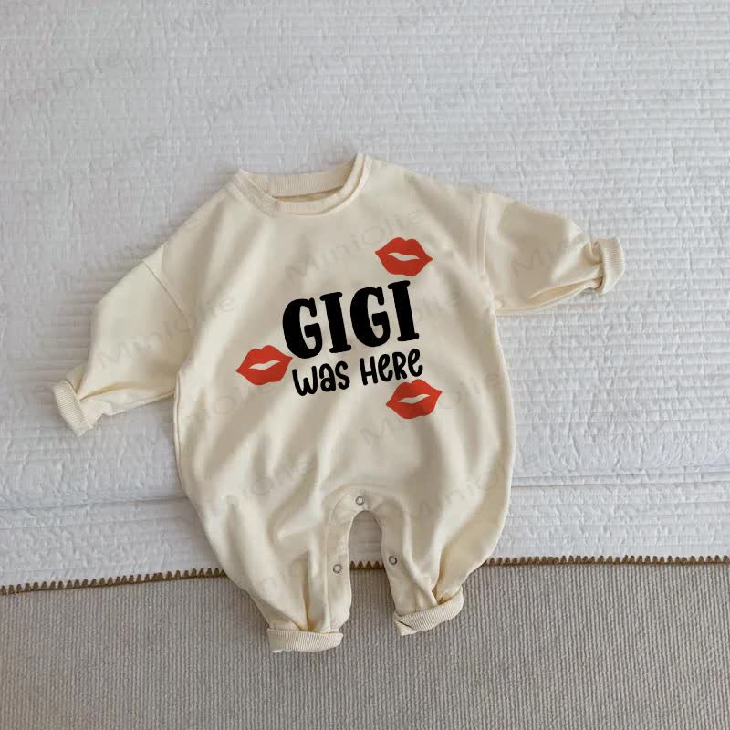 GIGI WAS HERE・ワズ・ヒア ベビーベージュロンパース - ベージュ - 2～3歳 - image 1