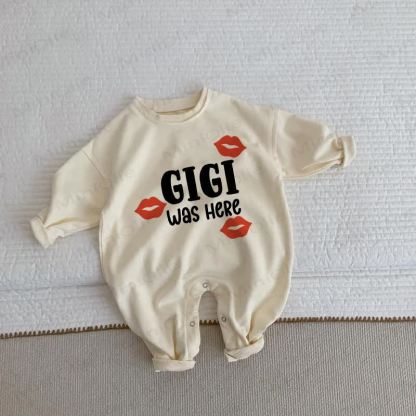 GIGI WAS HERE・ワズ・ヒア ベビーベージュロンパース - ベージュ - 2～3歳 - image 1