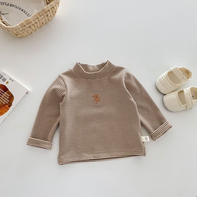 ベビー・幼児用刺繍入りトップス - コーヒーストライプ - 4～5歳 - image 9