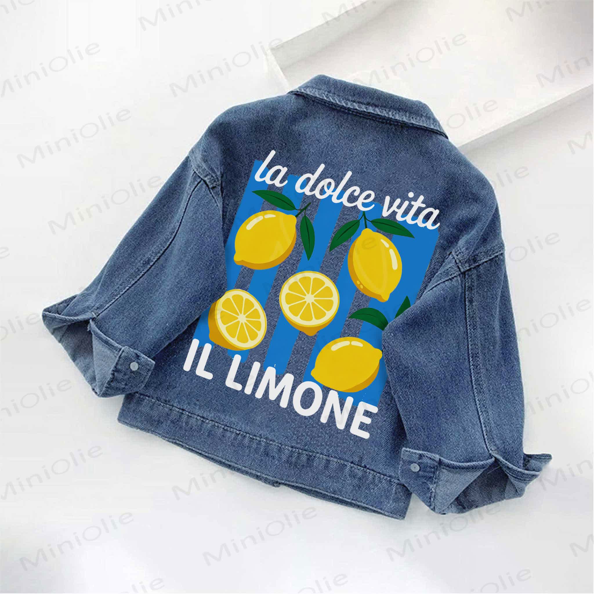 LA DOLCE VITA IL LIMONE幼児用デニムジャケット - image 3