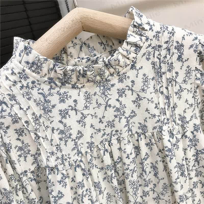 幼児用女の子向けヴィンテージ花柄プリントDressとアウター - image 7