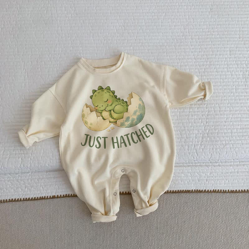 JUST HATCHEDの赤ちゃん用ベージュロンパース - ベージュ - 2～3歳 - image 1
